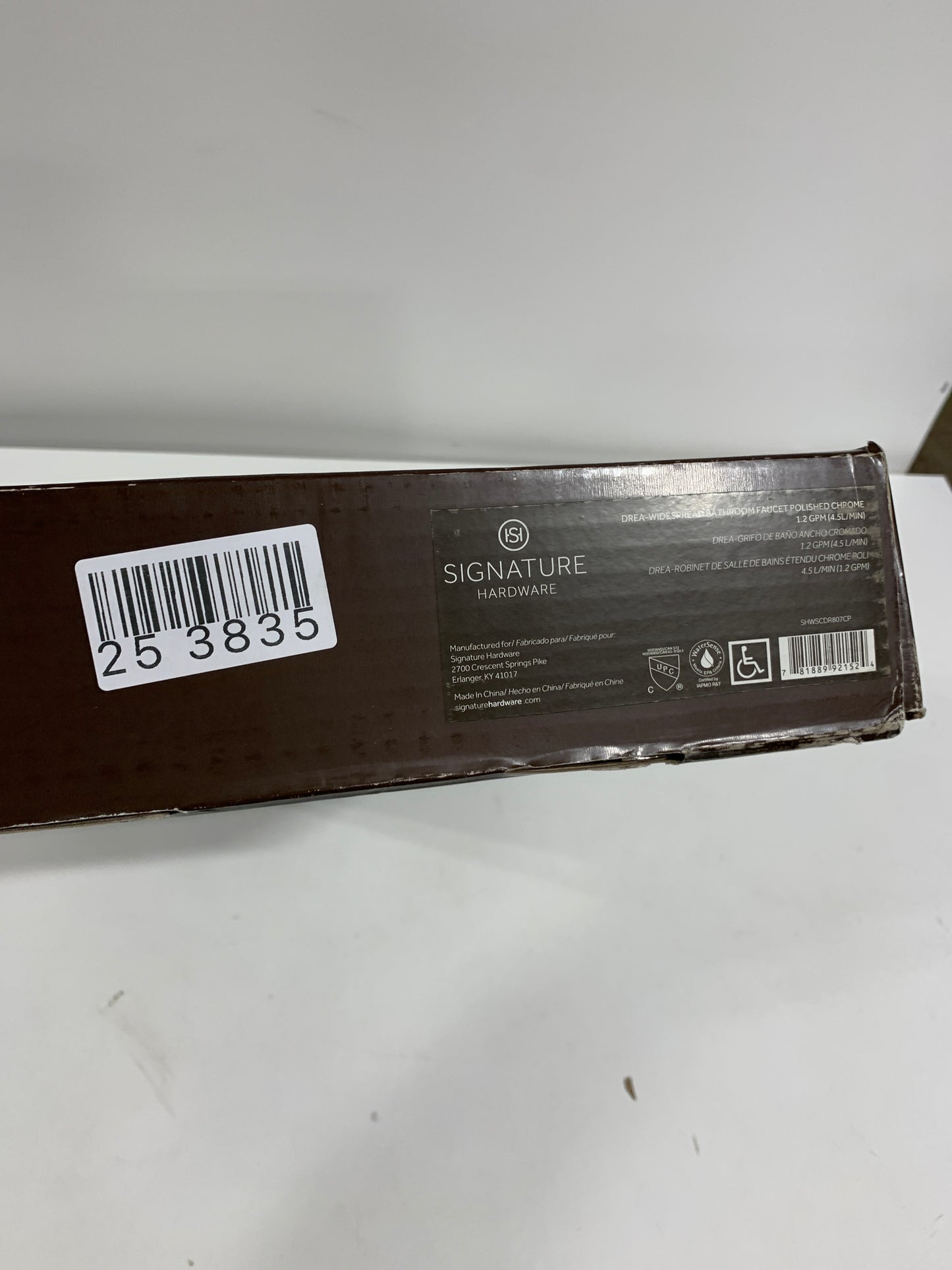 Drea 8 in. Widespread Double Handle Bathroom Faucet in Chrome