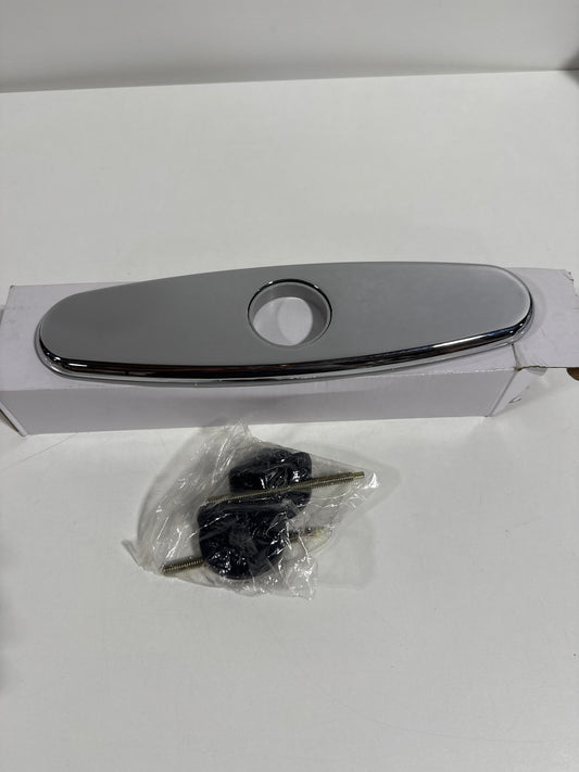 Elkay LK133 3-Hole Escutcheon Plate for Elkay Single Hole Faucets Chrome