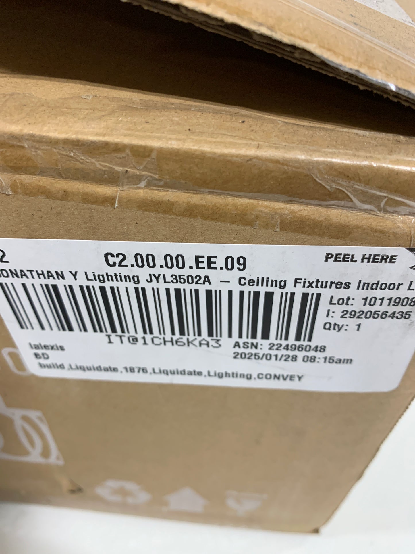 Jonathan Y Aria 2-Light Metal LED Flush Mount - Gold