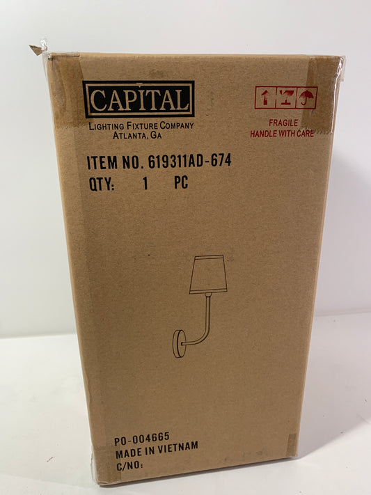 Capital Lighting Dawson 17" Tall Wall Sconce Model: 619311AD-674