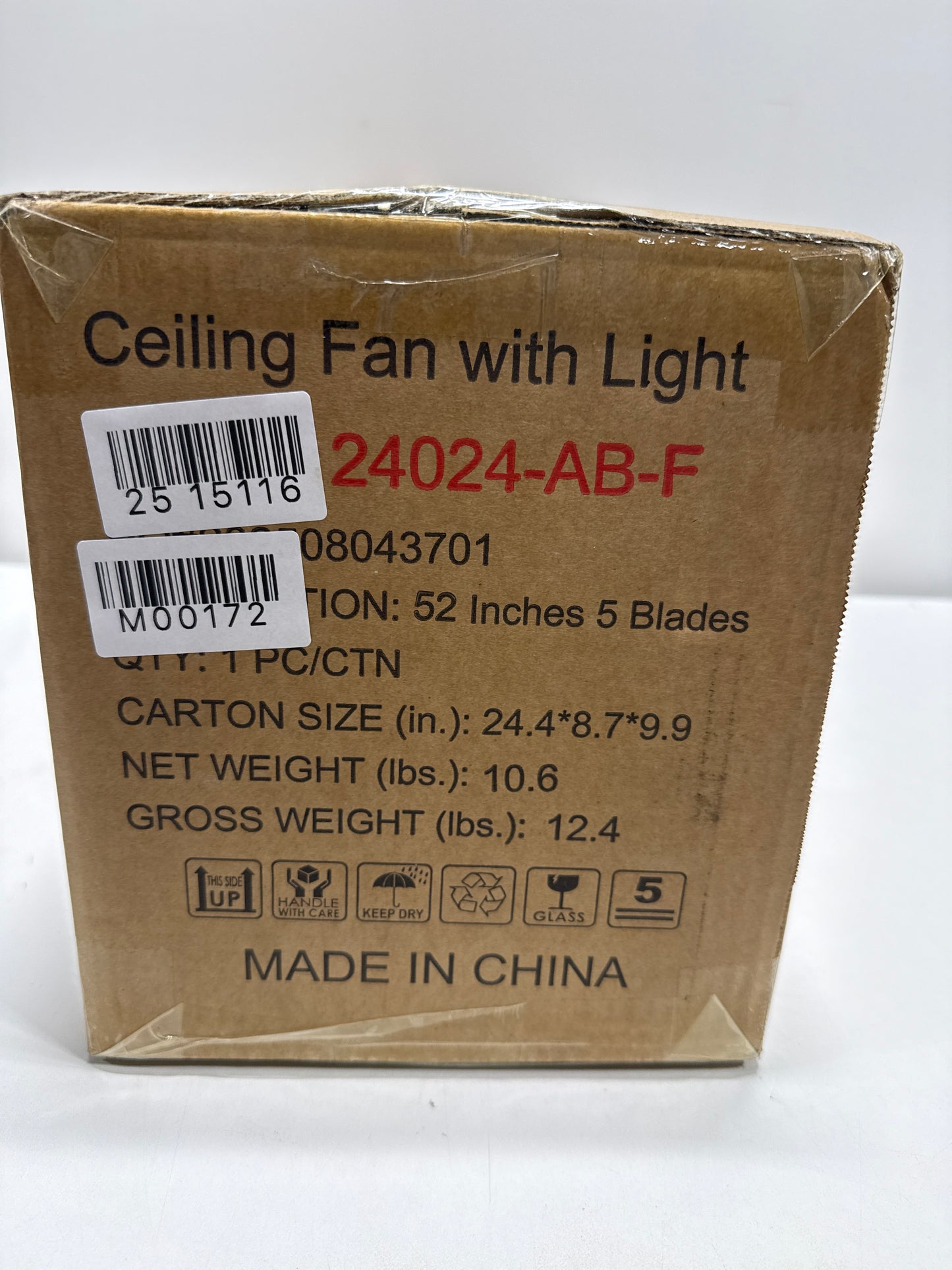 Charlie 52 in. Integrated LED Indoor All-Black Ceiling Fan with Light and Remote Control Included