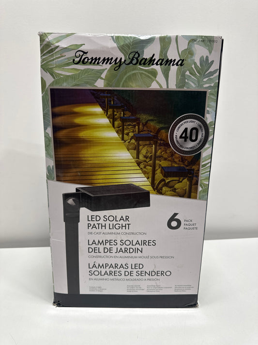 Tommy Bahama Solar LED Down Light, adjustable head, 40 Lumen, 6-Pac
