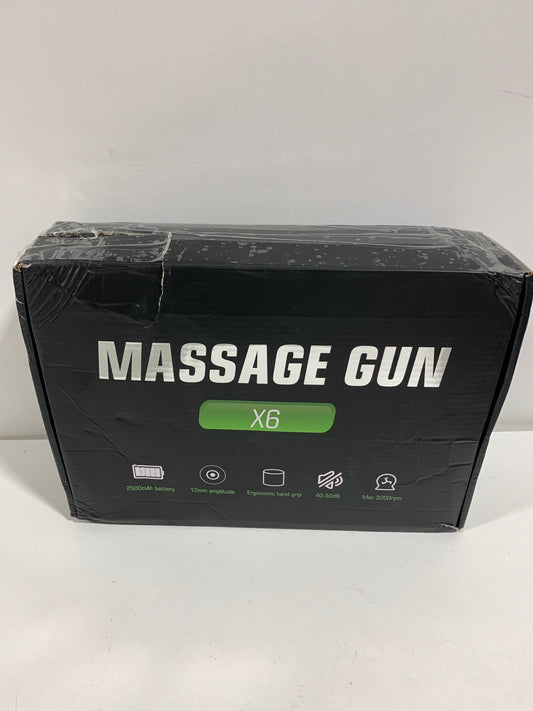 RAEMAO Massage Gun, Handheld Electric Deep Tissue Muscle Massager for Athletes for Pain Relief Attaching 8 Replacement Heads, Percussion Massager with 10 Speeds, Father's Day Gifts, Black