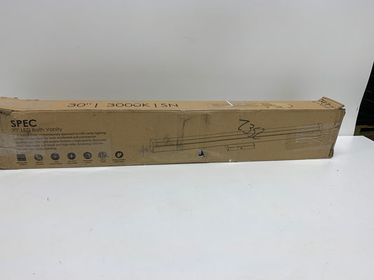 Maxim 52004SN Spec Collection 30 Inch Dimmable LED Bathroom Vanity Light
