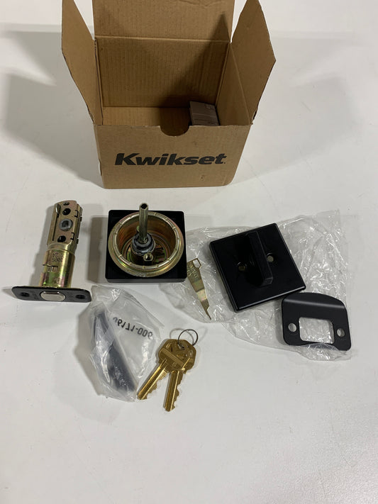 Kwikset 660 Series Deadbolt Single Cylinder Keyed Entry Deadbolt from the Signature Series