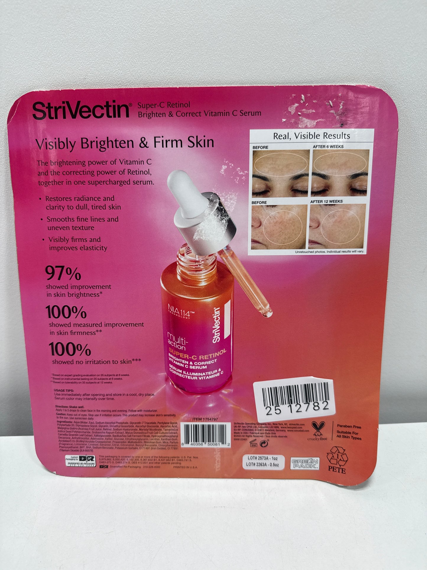 StriVectin Super C Retinol Serum 1.0 Fl Oz + 0.5 Fl Oz