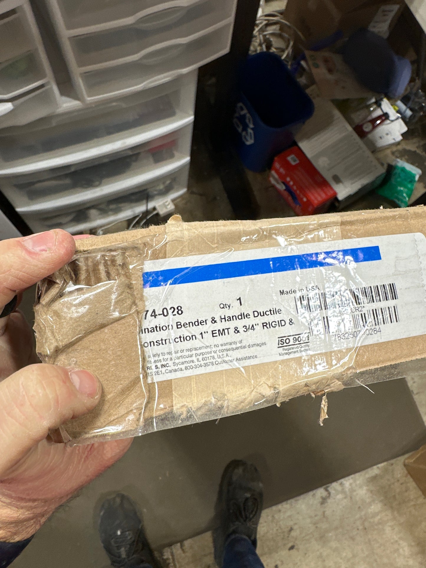 IDEAL Electrical 74-028 Ductile Iron Bender Conduit Metal Pipe Bender w/handle for 1 in. EMT Pipes Benders - *Lighting