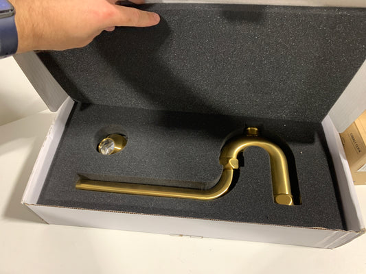 DXV D35700020 Decorative P-Trap Satin Brass Rough Plumbing Pipe and Fittings P-Traps