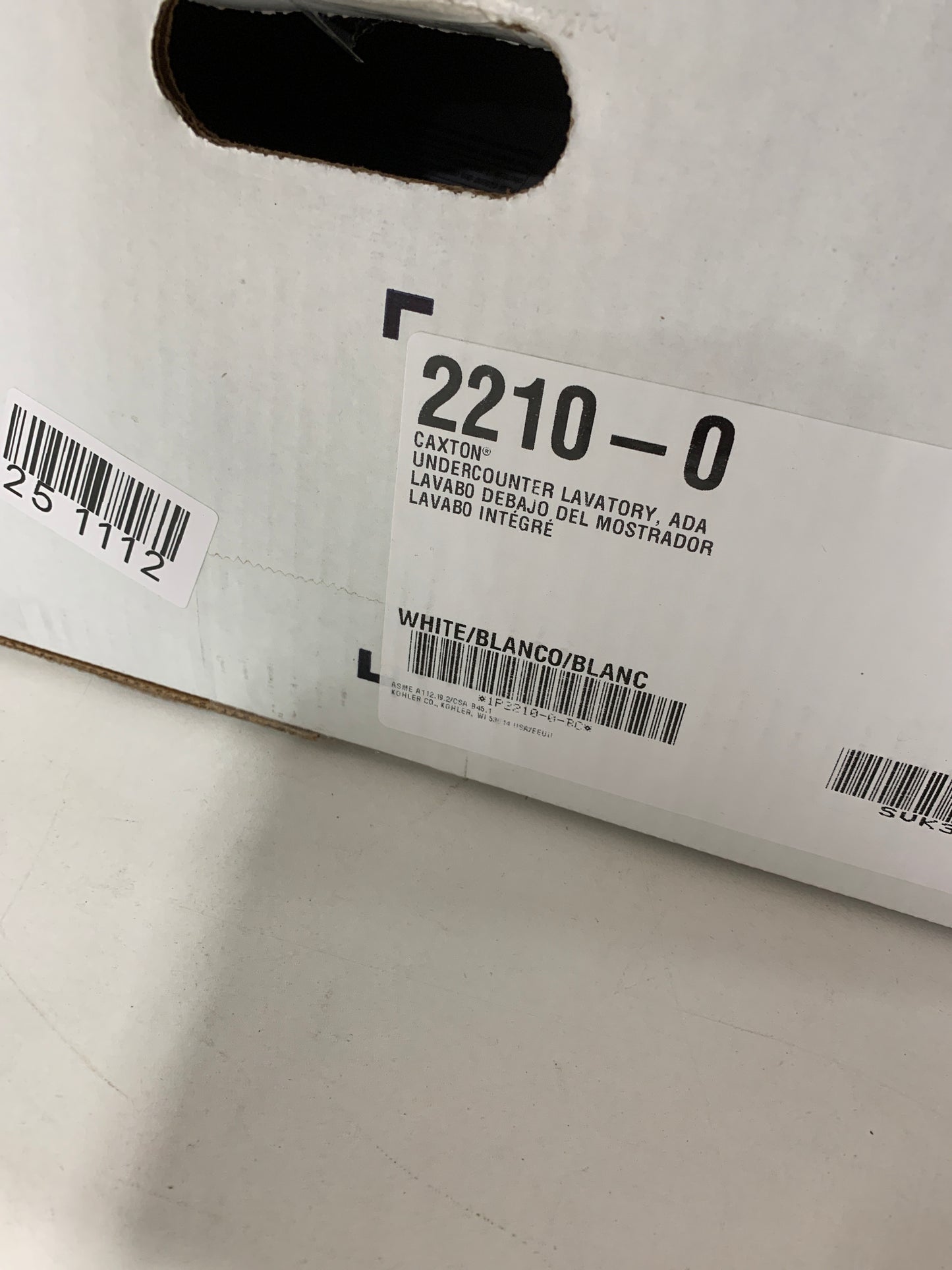 Caxton Oval 17" X 14" Under-Mount Bat