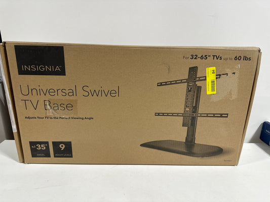 Insignia - TV Stand for Most Flat-Panel TVs up to 65" - Black