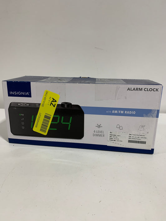 Insignia - Digital AM/FM Dual Alarm Clock with 4-Level Dimmer - Black - *Headphones & Tech Accessories