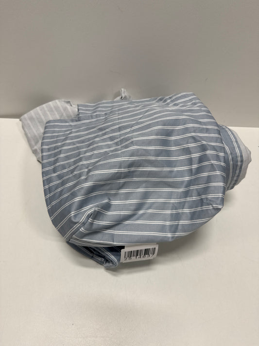 Twin/Twin XL 400 Thread Count Performance Sheet Set Blue Stripe - Threshold