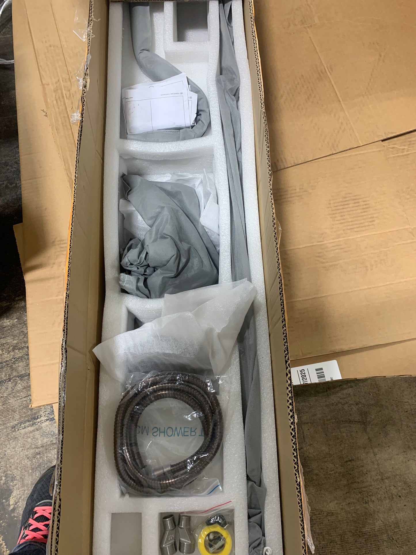 Signature Hardware 939624 Dolwick Exposed Shower System with Rain Shower Head