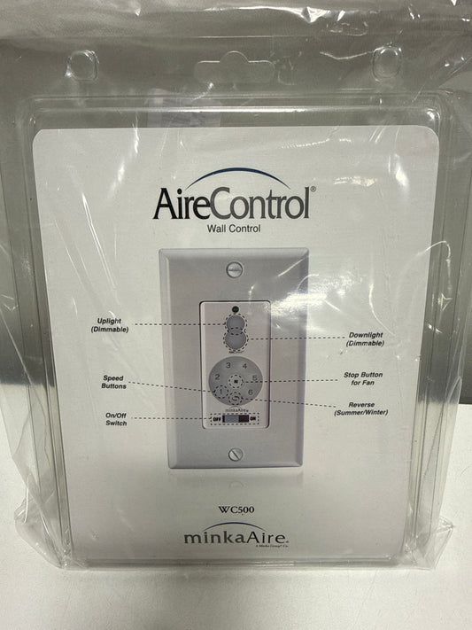Minka-Aire DC Fan Wall Remote Control Full Fuction - White - WC500