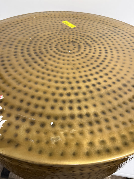 Scratch & Dent Simpli Home - Montrose Metal Coffee Table - Antique Gold /Black