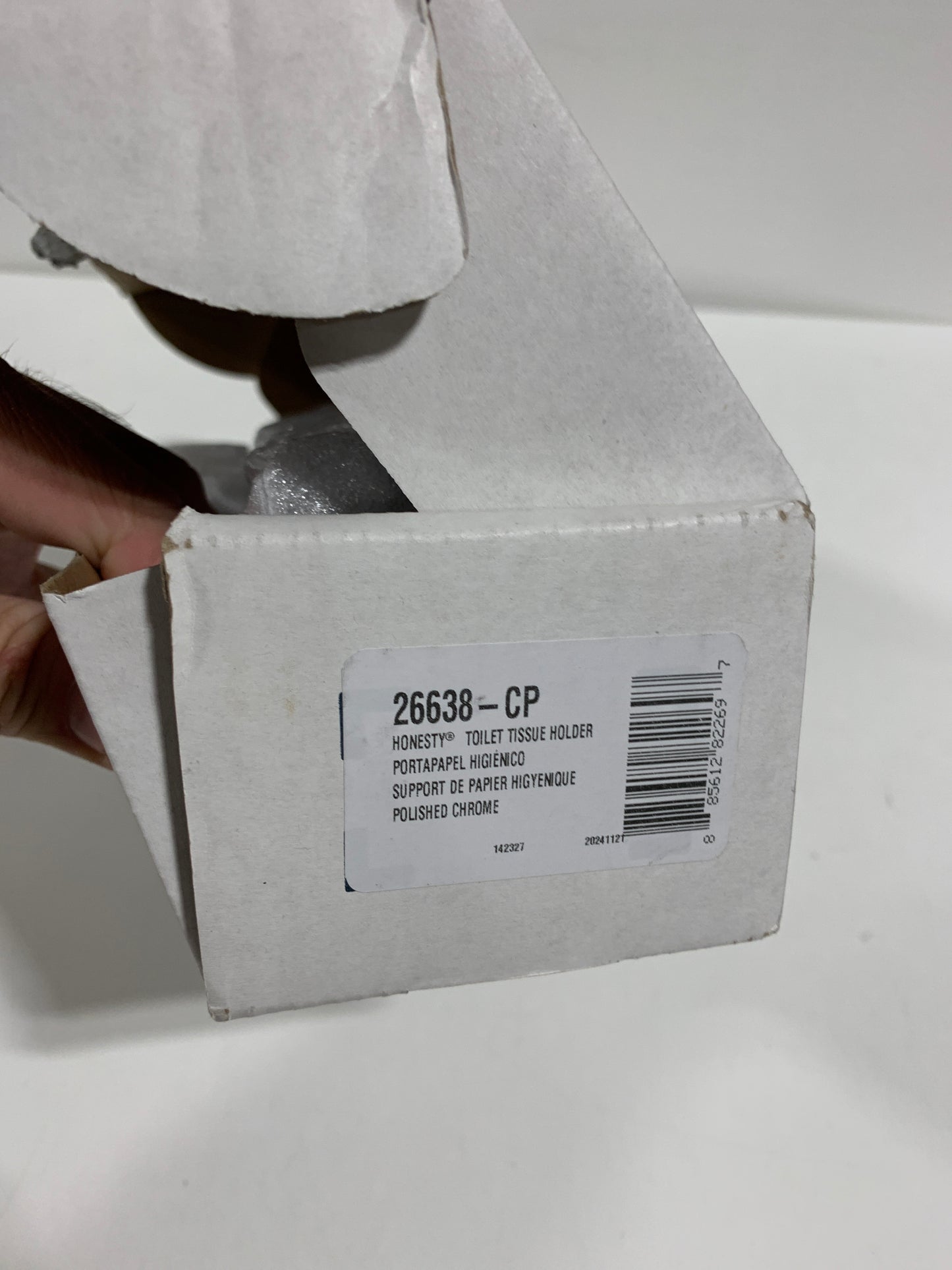 KOHLER Honesty Wall Mounted Toilet Paper Holder in Polished Chrome