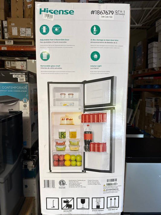 Used Hisense 4.4 cu. ft. Energy Star Compact Refrigerator with Freezer