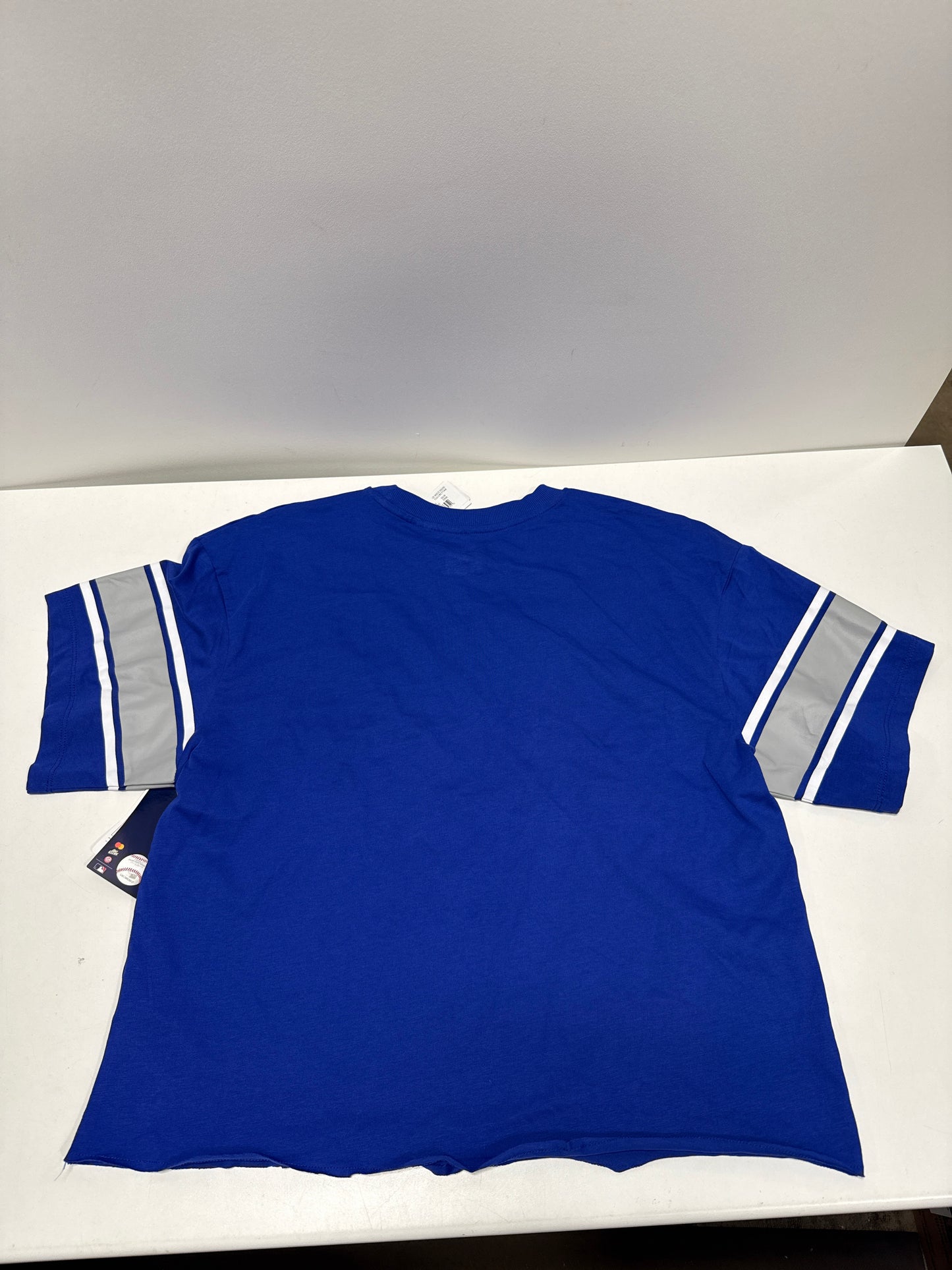MLB Los Angeles Dodgers Women's Champion Sequin Print T-Shirt - M