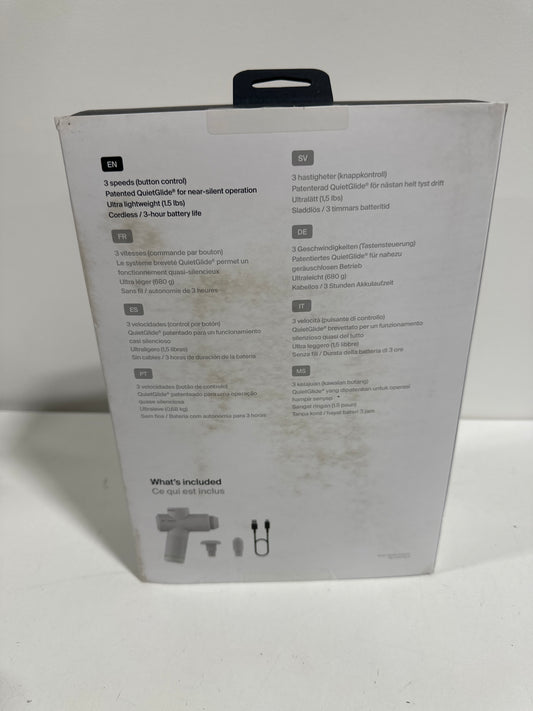 Used Hyperice Hypervolt Go 2 Full Body Massage Gun Arctic Gray