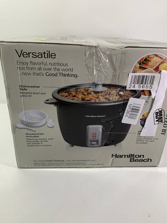 Hamilton Beach 37550 30-cup Rice Cooker, Aluminum