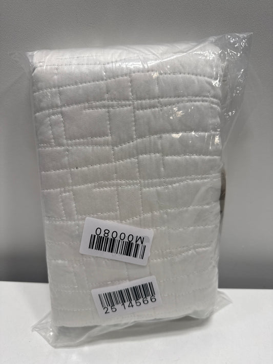 King TENCEL® Quilt Sham White - Threshold™: OEKO-TEX Certified, Cooling, 300 Thread Count, Machine Washable