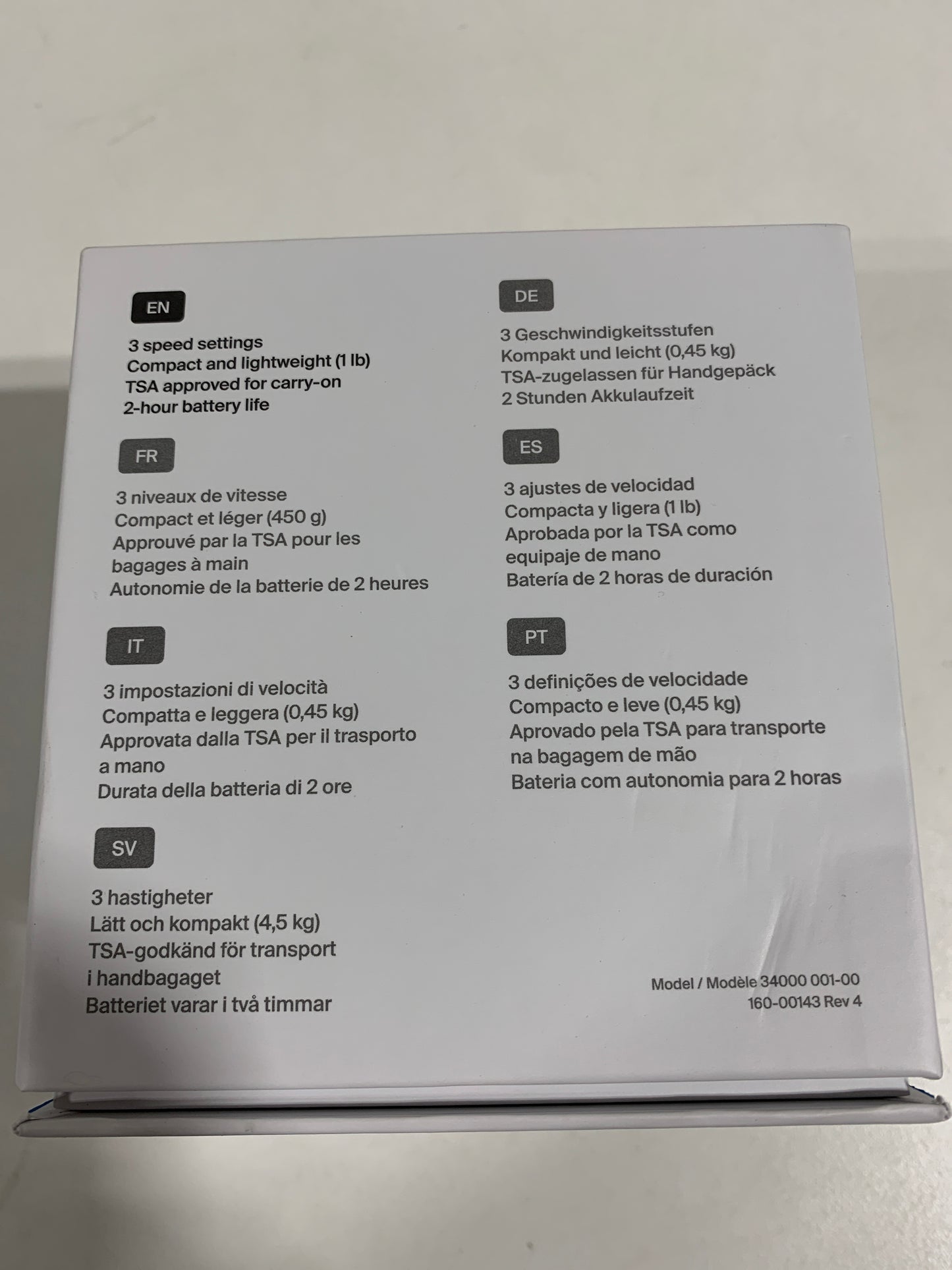 Used Hyperice Hypersphere Go, Black