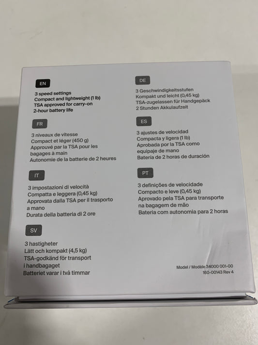 Used Hyperice Hypersphere Go, Black