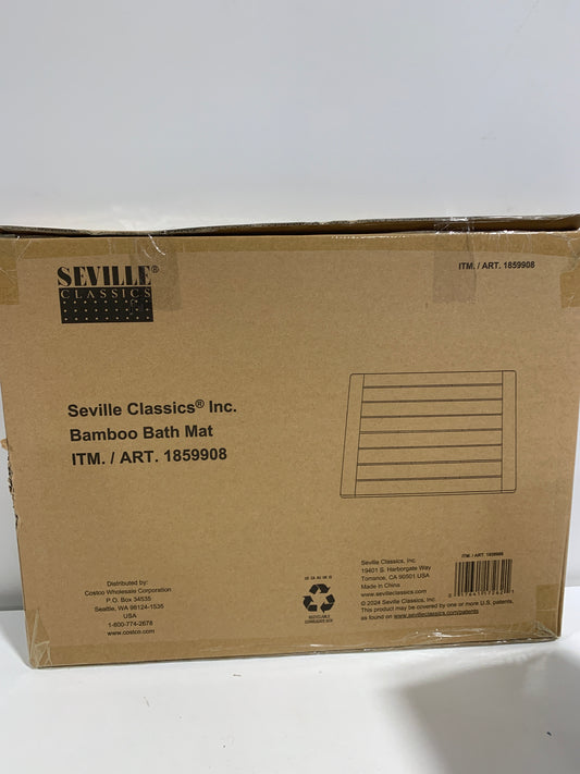 Seville Bamboo Bath Mat