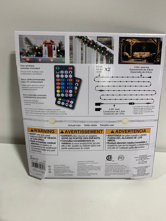 Two-Pack of Enbrighten Brand LED Color-Changing Bubble Lights