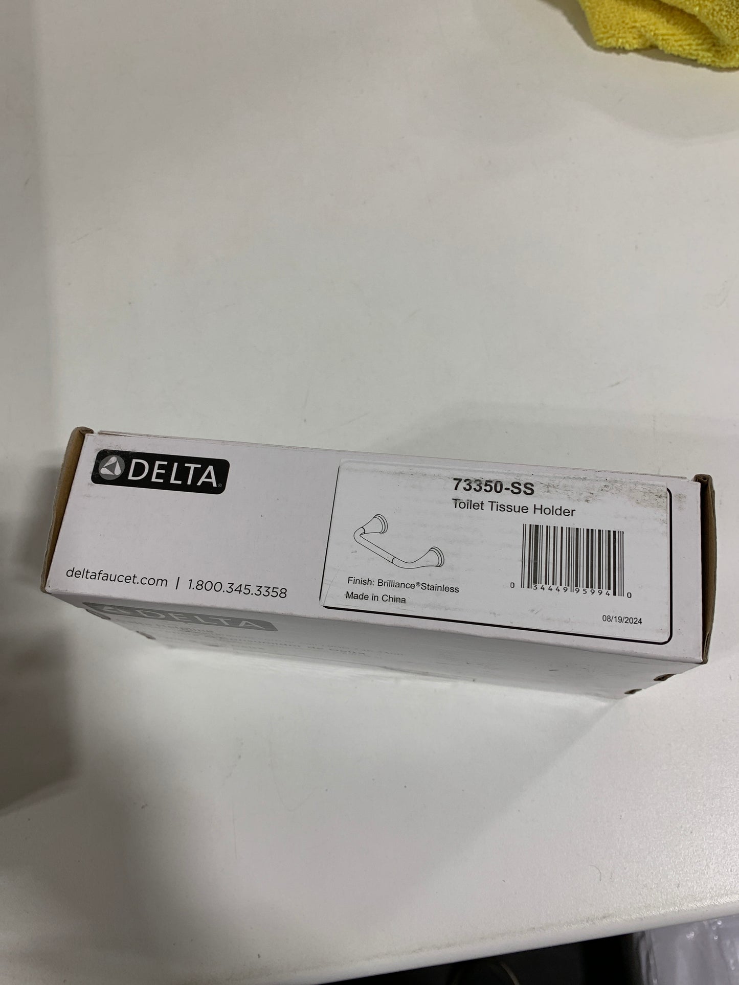 Delta 73350 Kayra Wall Mounted Pivoting Toilet Paper Holder Brilliance Stainless