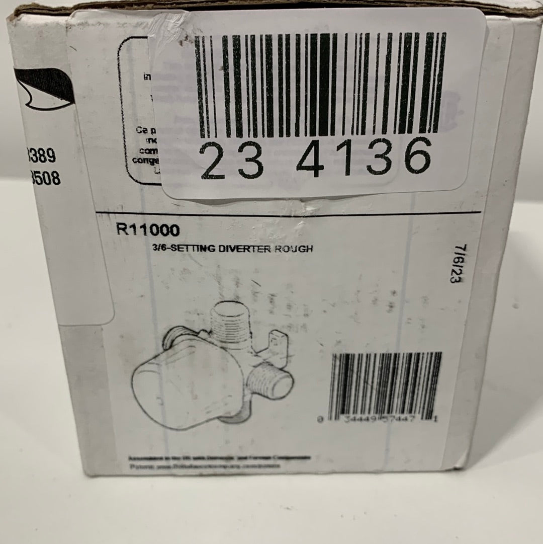 Delta Tub/Shower Diverter Rough-In Kit R11000
