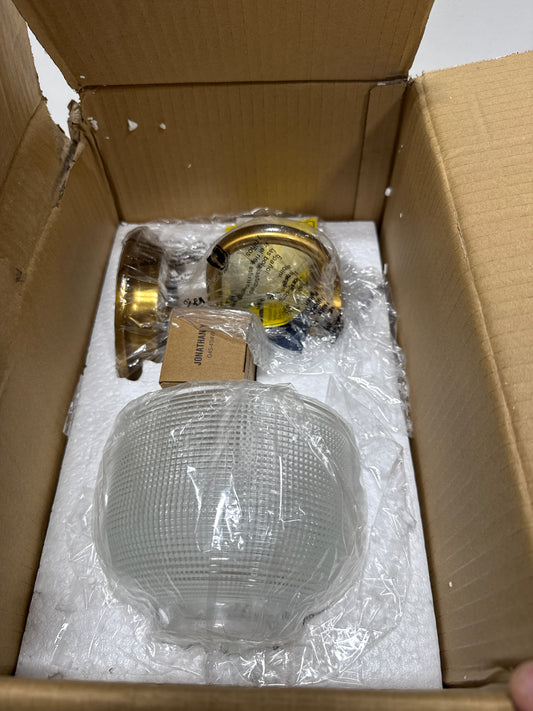 Virginia 5.75" 1-light Metal/Glass LED Vanity Light