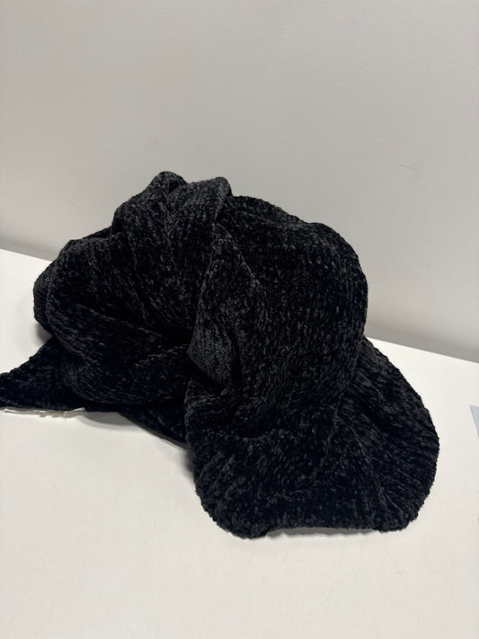 Shiny Chenille Throw Blanket Black - Thresholdโข: Modern Sensory Friendly, Solid Pattern, 50x60 Inches, Autumn Decor