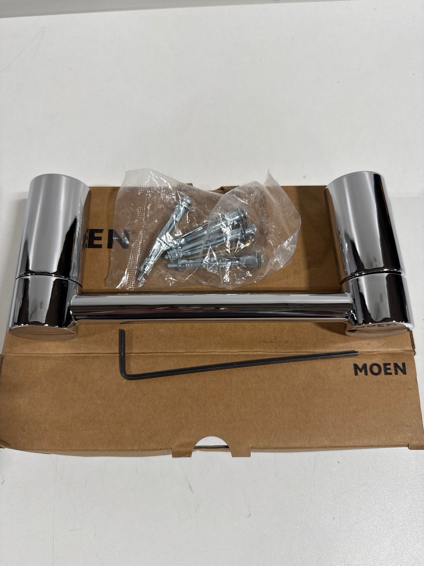 Moen YB0408 Brushed Gold Pivoting Paper Holder Chrom