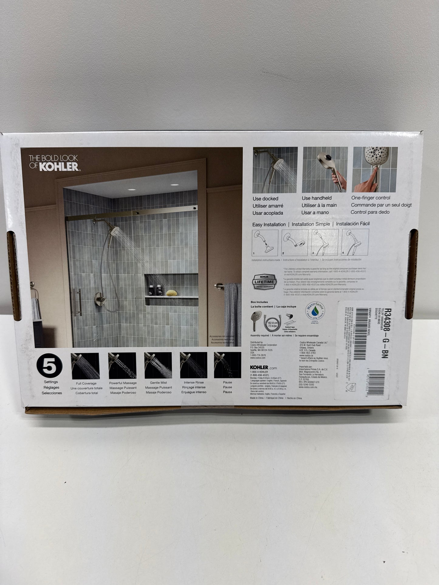 Kohler Tellin Multifunction 1.75GPM Handshower