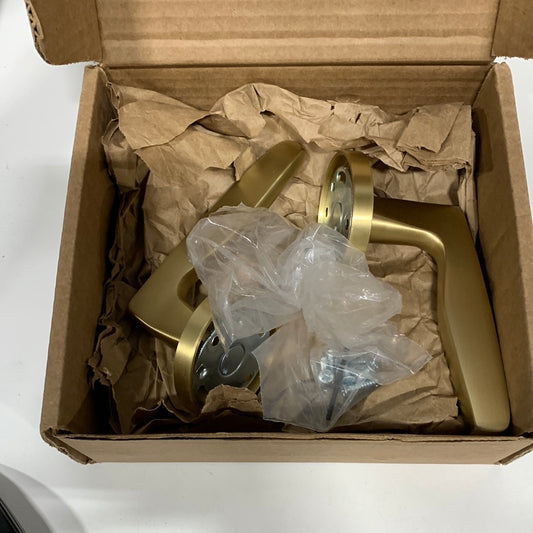 Emtek Hermes Door Lever Set from the Brass Modern Collection