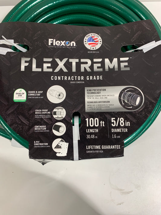 Flexon 5/8 in. x 100 ft. Contractor Grade Hose with Guard & Grip