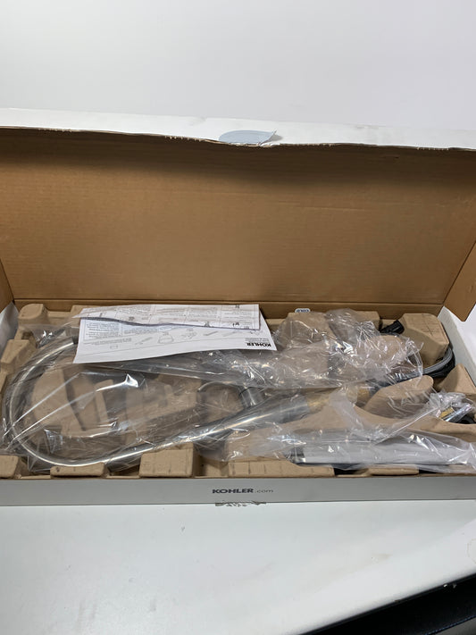 KOHLER K-596 Simplice Pull-down Kitchen Sink Faucet with Three-function Sprayhead