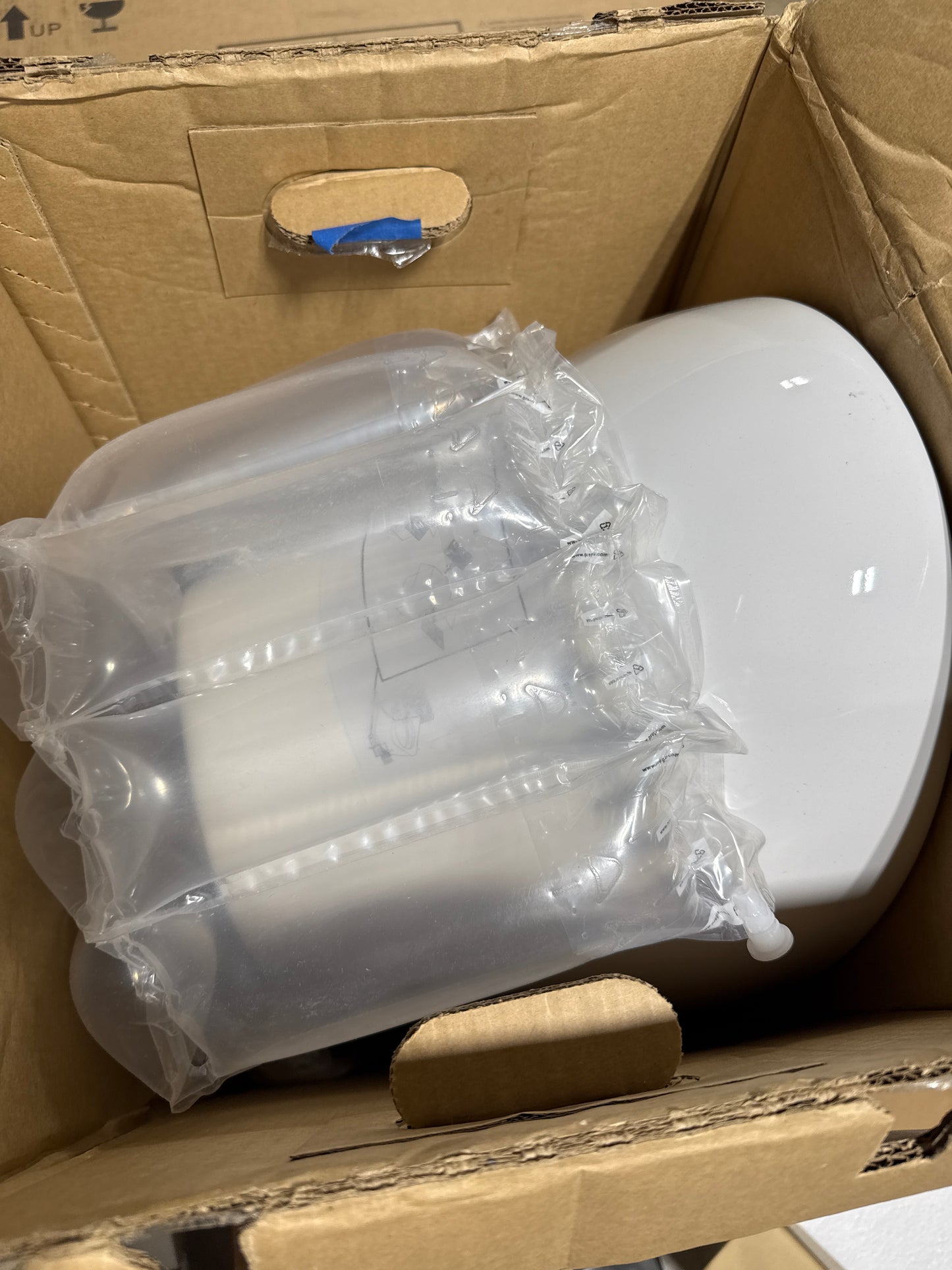TOTO CT428CFG EP Wall Mounted Elongated Chair Height Toilet Bowl Only with Skirted Design and CeFiONtect - Less Sea