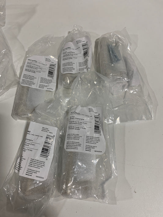 5 Amerock BP37462 Faircrest 3 Inch Center to Center Bar Cabinet Pull Golden Champagne