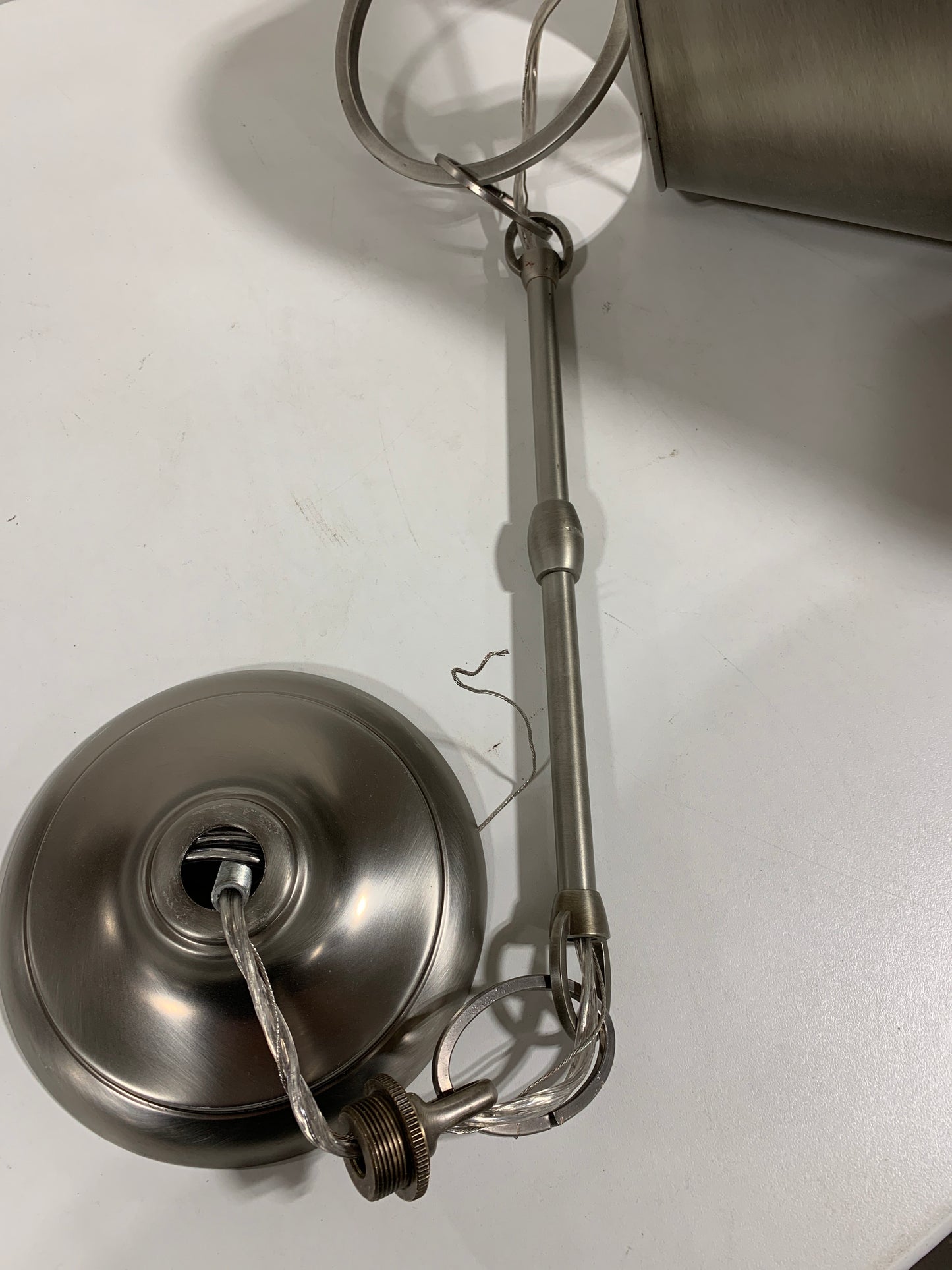 See Desc Hudson Valley Lighting HUD5519-HN Restoration One Light Pendant Wall-sconces, 19", Historic Nickel