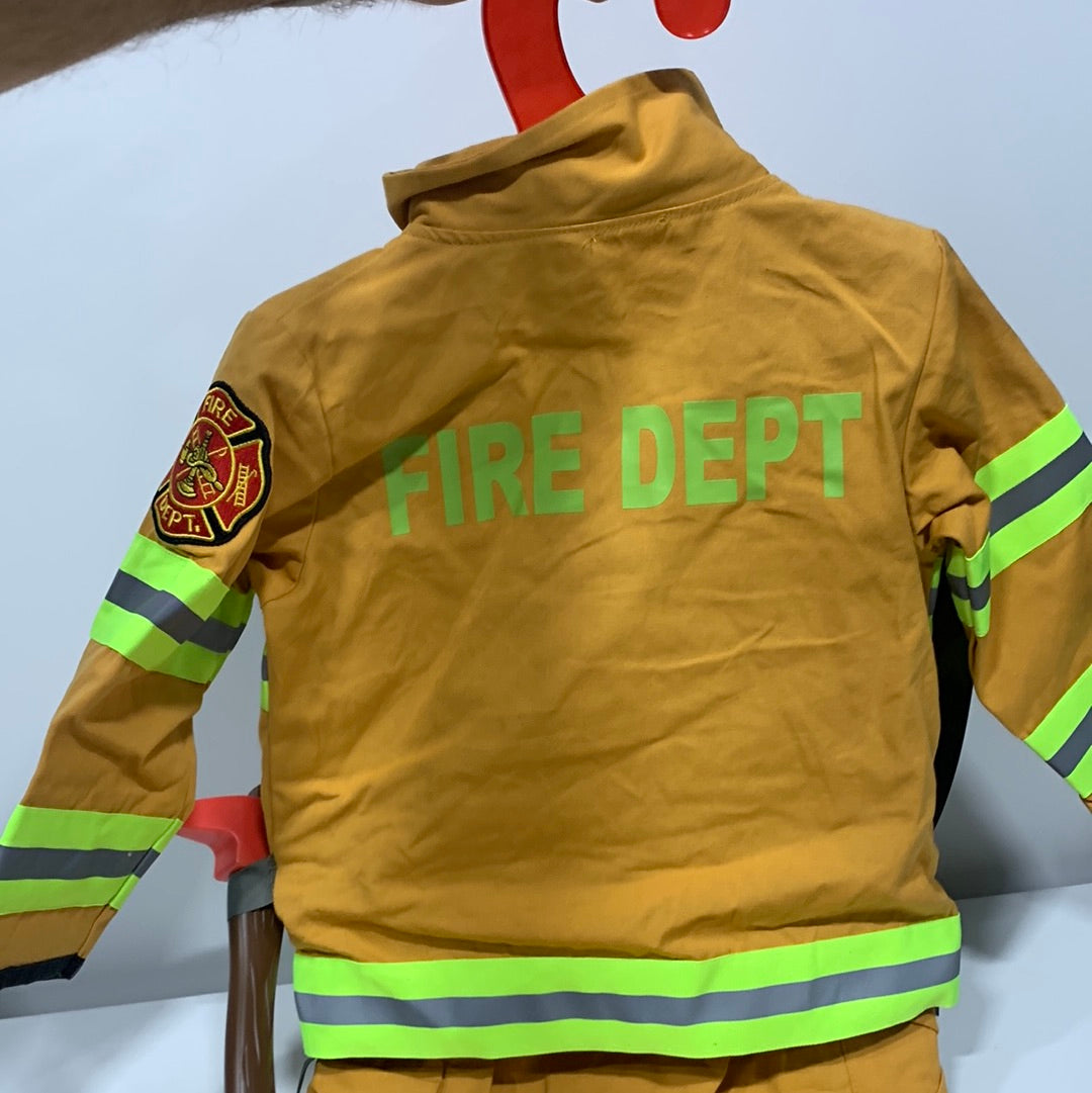 Adventure Factory - Firefighter Child Costume 3-4