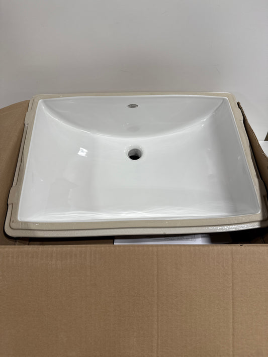 American Standard Studio Undercounter Sink with Mounting Kit White