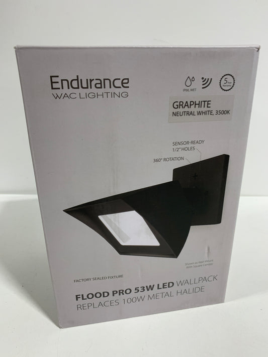 WAC Lighting WP-LED354-35-AGH Endurance LED 4.88 Inch Graphite Flood Light
