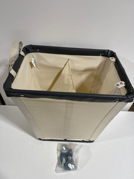 See Desc Seville 2 Section Laundry Hamper