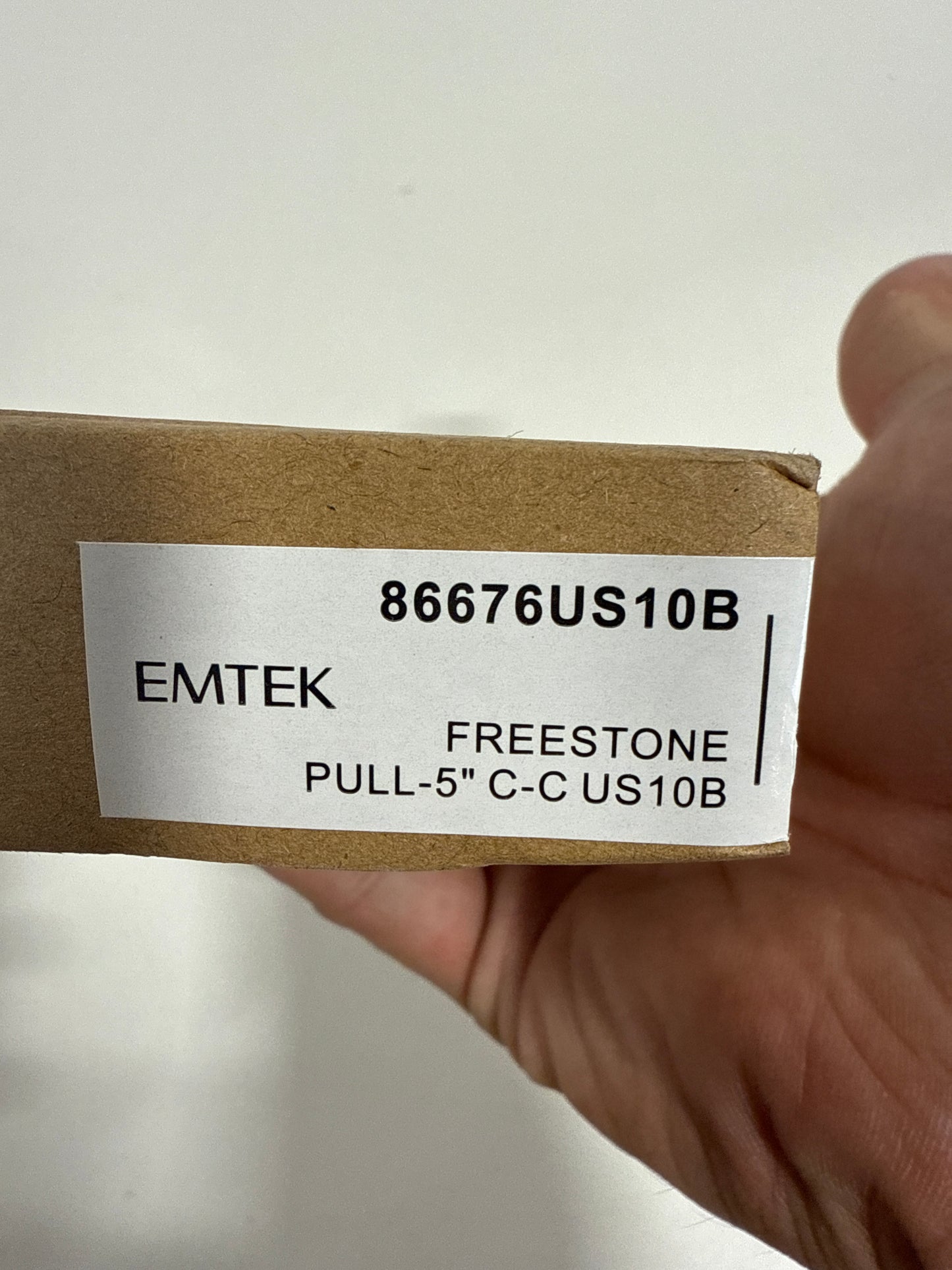 Emtek 86676US10B 5 in. Freestone Center to Center Cabinet Pull Oil Rubbed Bronze