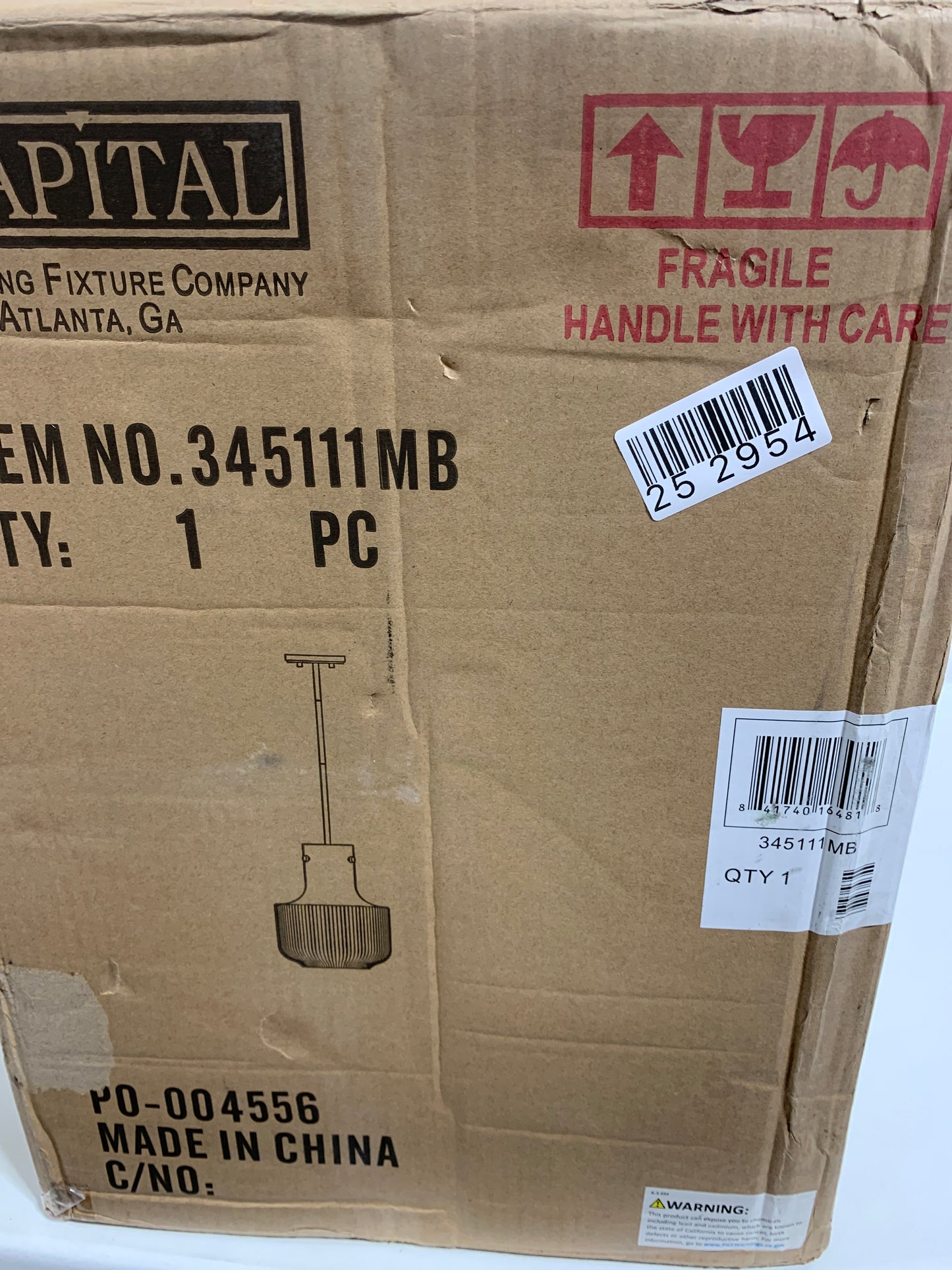 Capital Lighting Fixture Company Nyla 11 Inch Mini Pendant Nyla - 345111MB - Transitional