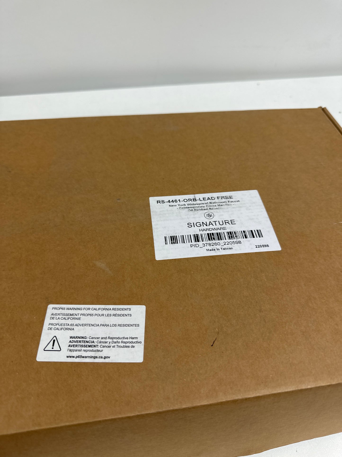 Signature Hardware New York 1.2 GPM Widespread Bathroom Faucet with Small Metal Cross Handles and Pop-up Drain Assembly