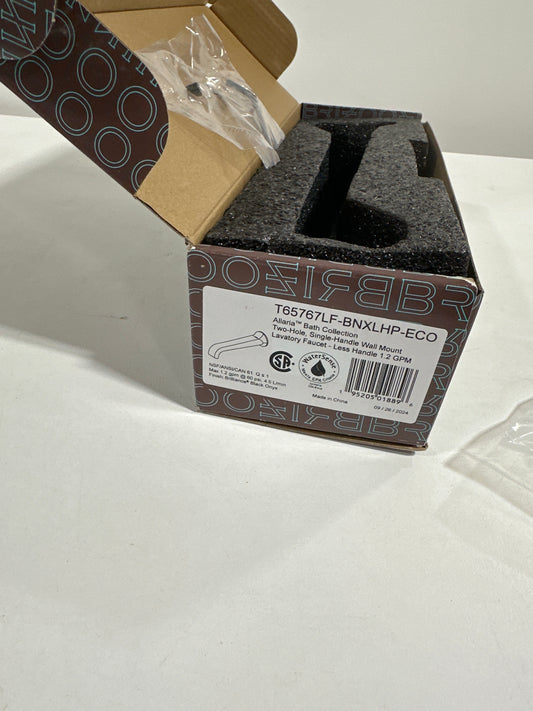 Brizo T65767LF-LHP-ECO Allaria 1.2 GPM Single Handle Wall Mounted Bathroom Faucet