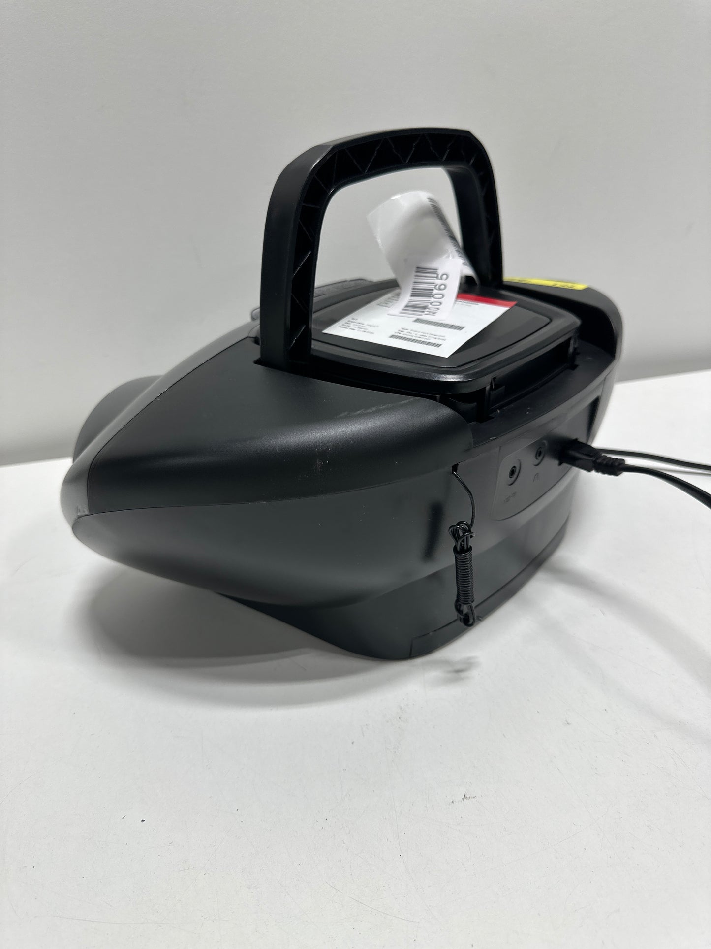 Used Insignia - AM/FM Radio Portable CD Boombox with Bluetooth - Silver/Black